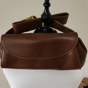 Brown Leather Crossbody Bag